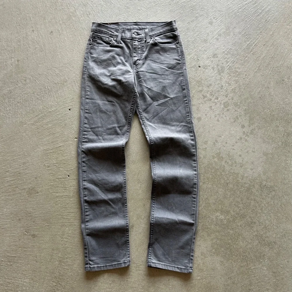 Levis 511 Jeans Size 29x32 Gray Wash Denim Slim Fit Straight Waterless Stretch
